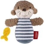 Fehn Mini-Rassel Otter Theo &ndash; Mini-Greifling zum Rasseln, Spielen & F&uuml;hlen | Mit