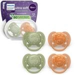 Philips Avent ultra soft Schnuller &ndash; kiefergerecht geformtes Design, f&uuml;r Babys ab
