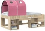 vidaXL Bett-Tunnel f&uuml;r Kinder-Hochbetten 2 STK. Rosa Polyester