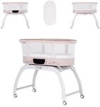 Chipolino Beistellbett Sogno 2 in 1 Spieltisch, Fernbedienung, eingebaute Waage,