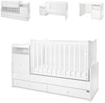 Lorelli Babybett Trend Plus 70x160cm Schreibtisch Kinderbett Schubladen Kommode...