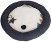 Sterntaler Baby Unisex Krabbeldecke Eisb&auml;r Elia rund, 100 cm Durchmesser -