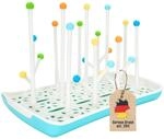 Intirilife Abtropfgitter Babyflaschen wei&szlig;-blau-bunt &ndash;Trockenst&auml;nder...
