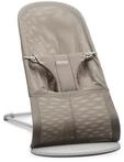 BabyBj&ouml;rn Babywippe Bliss, Netzstoff, Grau-Beige | 2-in-1 Babywippe und