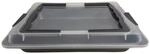 HAC24 Backblech mit Deckel und Tragegriffen 42,5 x 29,5 x 7,5 cm Anthrazit Backform