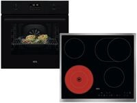 AEG AB32BP1 Set Backofen BPK53516XB + Glaskeramikkochfeld NRN64A06XB