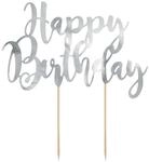 Cake Topper Happy Birthday 22,5 cm x 1 St&uuml;ck Tortendeko Kuchendeko...
