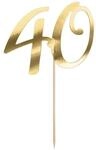 Cake Topper '40' 20,5cm Tortendeko Kuchendeko Cupcake Kuchen Torten Geburtstag