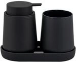eluno Badezimmer-Set TESERO mit Soft-Touch Oberfl&auml;che, Bad-Accessoires Set...