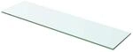 vidaXL Regalboden Glas Transparent 60x12 cm