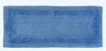 Homescapes Badl&auml;ufer blau, Premium Badematte 40x100 cm, Badteppich Baumwolle...