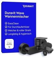 Duravit Wave Wannenarmatur Aufputz f&uuml;r 2 Verbraucher, Einhebel-Wannenmischer...