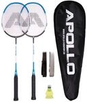 Apollo Badminton Set - Federballschl&auml;ger Set f&uuml;r Training, Sport und Spa&szlig;...