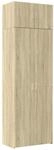 vidaXL Hochschrank Sonoma-Eiche 70x42,5x225 cm Holzwerkstoff