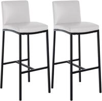 CLP Barhocker 2er Set mit Lehne Freeport, Barst&uuml;hle gepolstert, Moderne