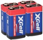 4X Batterie Lithium 9 Volt Block 1200mAh, 9v E-Block (U9VL, CR-9V, 6LR61) 10...