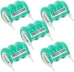 vhbw 5X NiMH Ersatz Knopfzellen-Akku Typ V40H 2-Pins 40mAh 3,6V | kompatibel mit