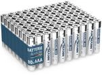 Ansmann Batterien AAA Alkaline Gr&ouml;&szlig;e LR03 - AAA Batterie (80 St&uuml;ck...