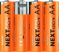 Xtorm NextGen AA Batterien Wiederaufladbar mit USB-C - 4 Pack