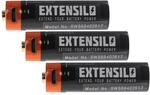 EXTENSILO 3X AA Mignon Akkus mit Micro USB-Anschluss | 920 mAh, 1,5 V, Li-Ion