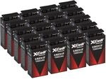 20x Batterie Lithium 9 Volt Block 1200mAh, 9v E-Block (U9VL, CR-9V, 6LR61) 10...