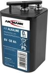 ANSMANN Zink-Luft Alkaline Batterie 4R25 6V-50Ah, Blockbatterie, ideal f&uuml;r