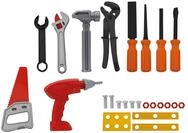 JAMARA 460260 460260-Werkzeug Spielset Toolkids &ndash; Handwerker Rollenspiel...