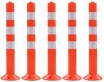 vidaXL Verkehrspoller 5 Stk. Kunststoff 75 cm