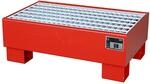 eurokraft | Stahl-Auffangwanne | LxBxH 800 x 500 x 290 mm | lackiert rot RAL...