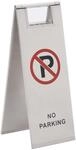 vidaXL Klappbares Parkschild Warnschild Achtung Warnaufsteller Parkplatzschild