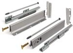 SOTECH Schubkastensystem SO-BOX grau H&ouml;he: 199 mm mit Reling Tiefe: 500 mm 