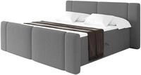 ALTDECOR Boxbett mit H3-Matratze Fu&szlig;teil Evon Zanozek - 180x200 - Grau |...