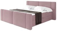 ALTDECOR Boxbett mit H4-Matratze Evon Zanozek - 160x200 - Rosa | Lattenrost,...