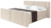 ALTDECOR Boxbett mit H4-Matratze Evon Zanozek - 200x200 - Beige | Lattenrost,...