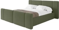 ALTDECOR Polsterbett H3/H4 Matratze RIVO-Z 140x200 - Gr&uuml;n | Polsterbett mit