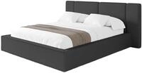 ALTDECOR Polsterbett ohne Matratze RIVO 120x200 - Schwarz | Polsterbett mit