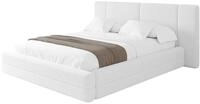 ALTDECOR Polsterbett ohne Matratze TEVO 140x200 - Wei&szlig; | Polsterbett mit...