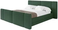 ALTDECOR Polsterbett ohne Matratze TEVO-Z 120x200 - Gr&uuml;n | Polsterbett mit