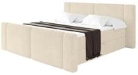 ALTDECOR Boxbett mit H3-Matratze Fu&szlig;teil Evon Zanozek - 160x200 - Beige 