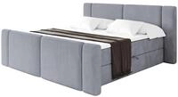 ALTDECOR Boxbett mit H3-Matratze Fu&szlig;teil Evon Zanozek - 180x200 - Grau |...