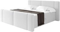 ALTDECOR Boxbett mit H4-Matratze Evon Zanozek - 180x200 - Wei&szlig; | Lattenrost,...