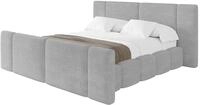 ALTDECOR Polsterbett ohne Matratze NILO-Z 160x200 - Grau | Polsterbett mit...