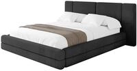 ALTDECOR Polsterbett ohne Matratze TEVO 180x200 - Schwarz | Polsterbett mit