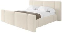 ALTDECOR Polsterbett H3/H4 Matratze NILO-Z 120x200 - Beige | Polsterbett mit
