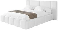ALTDECOR Polsterbett ohne Matratze NILO 200x200 - Wei&szlig; | Polsterbett mit...