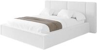 ALTDECOR Polsterbett ohne Matratze RIVO 160x200 - Wei&szlig; | Polsterbett mit...