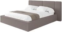 ALTDECOR Polsterbett ohne Matratze RIVO 160x200 - Braun | Polsterbett mit...
