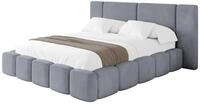 ALTDECOR Polsterbett ohne Matratze NILO 200x200 - Grau | Polsterbett mit...