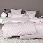 Janine Design Streifen-Bettw&auml;sche modern Classic kreiderose Bezug f&uuml;r...
