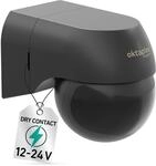 Oktaplex Ana Bewegungsmelder 12V 24V potentialfreier Kontakt Anthrazit | Dry...